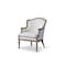 Baxton Studio Charlemagne Traditional French Accent Chair-Oak 107-5486 - alternate 1